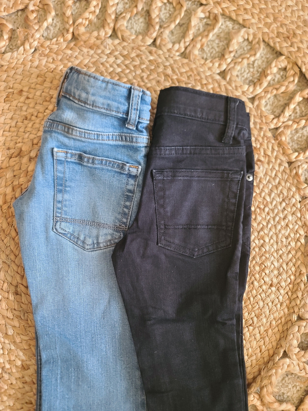 Cat & Jack BOYS Skinny & Bootcut Jeans Two-Pack — Light Blue & Black